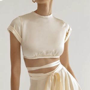 Orseund Iris Le Clup Top in Ivory